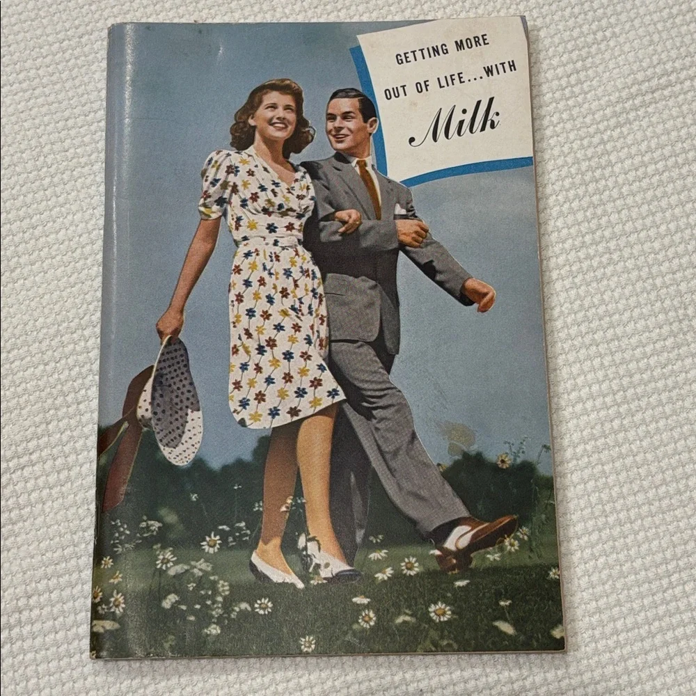 Vintage Milk Advertising Booklets with Recipes